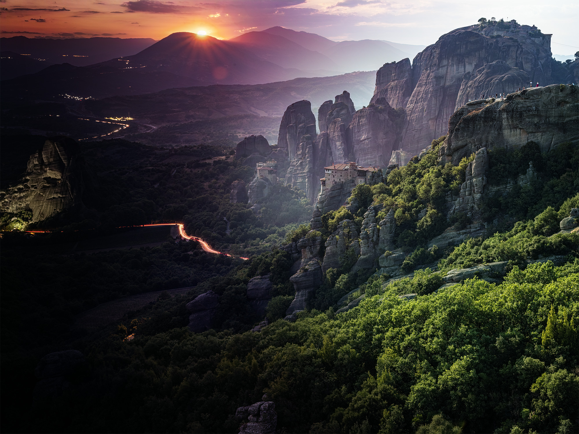 Timelapse Meteora, Greece
