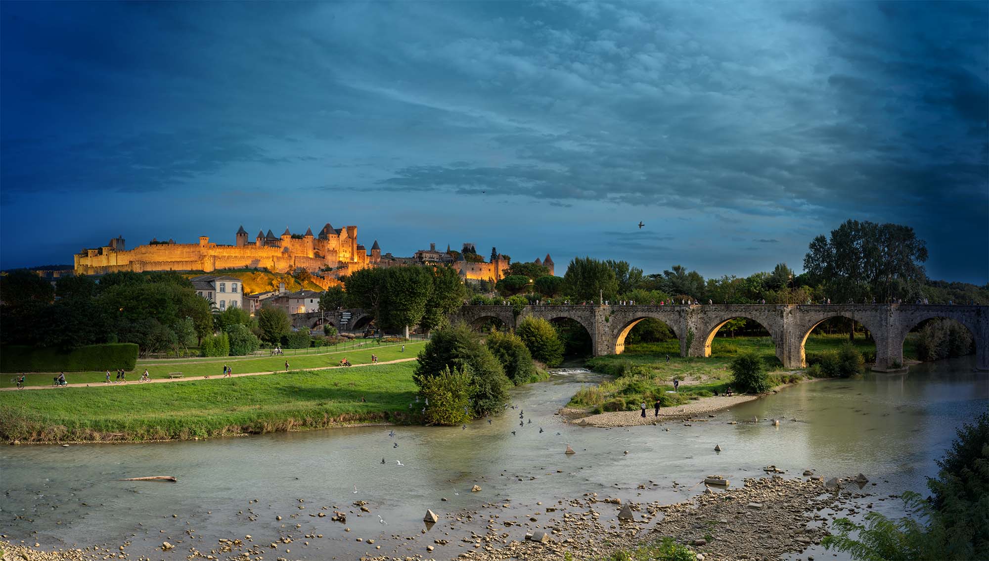 Timelapse Carcassonne, France