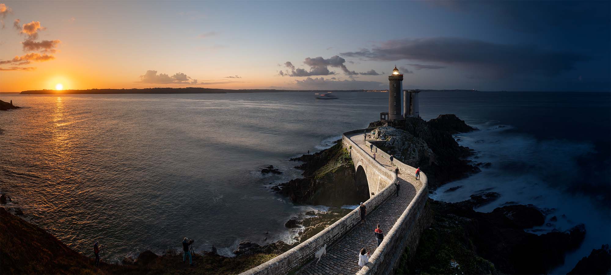 Timelapse Phare du Petit Minou, France
