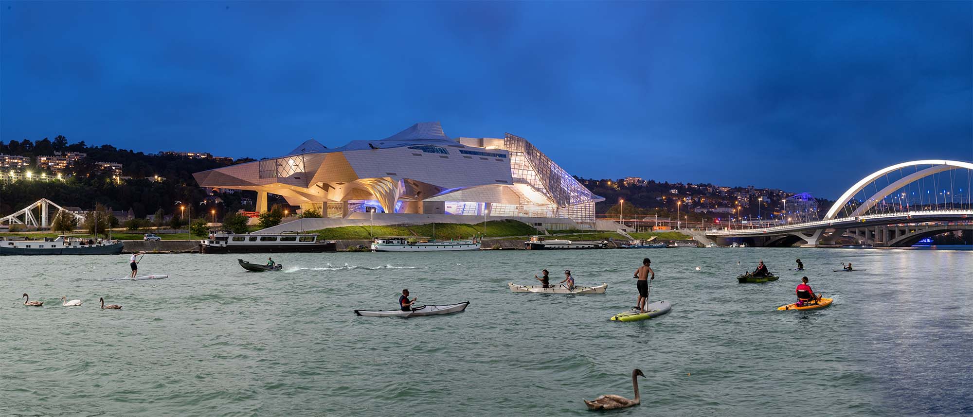 Timelapse Lyon, Musée des Confluences, France
