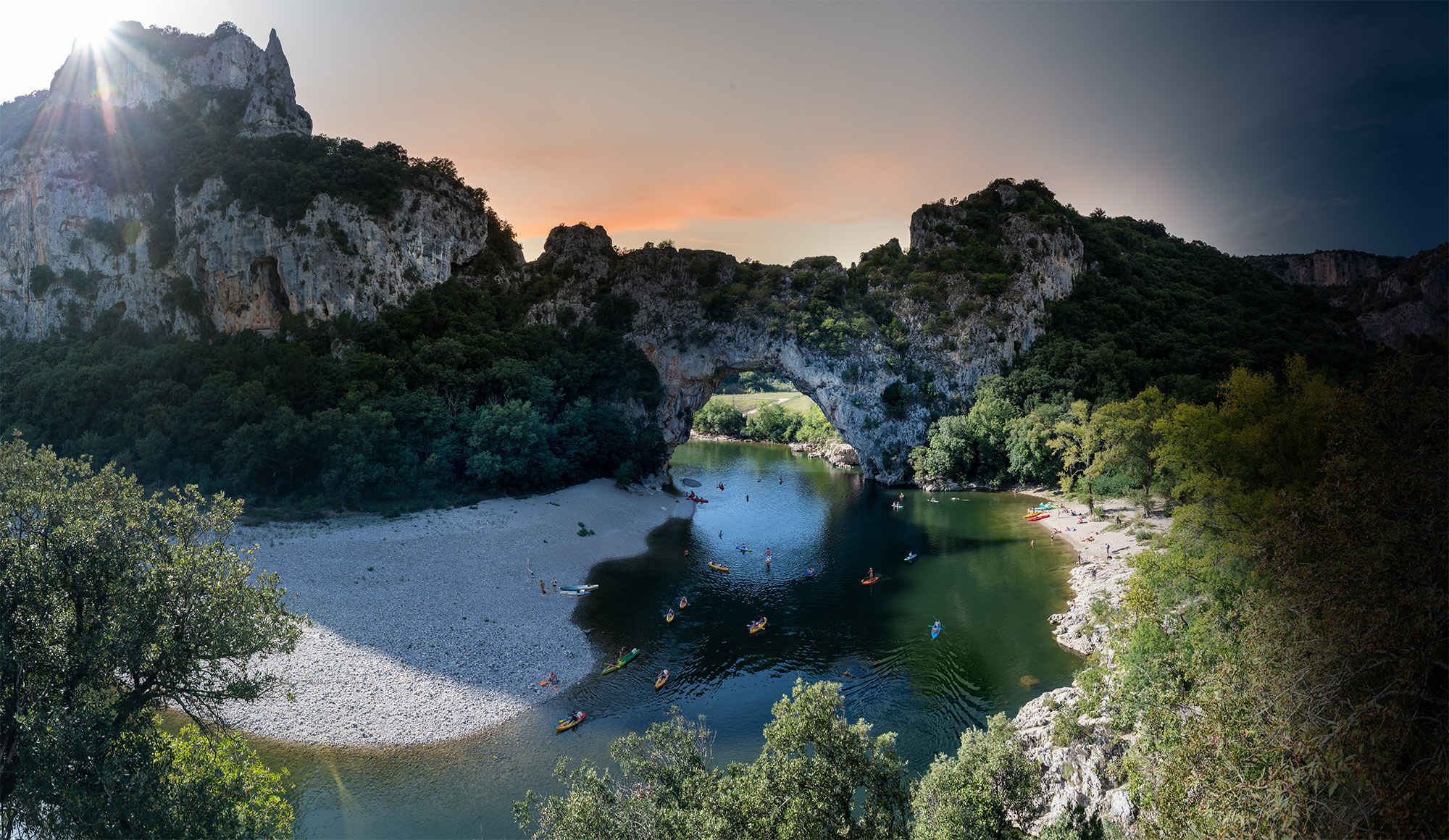 Timelapse Pont D'Arc, France