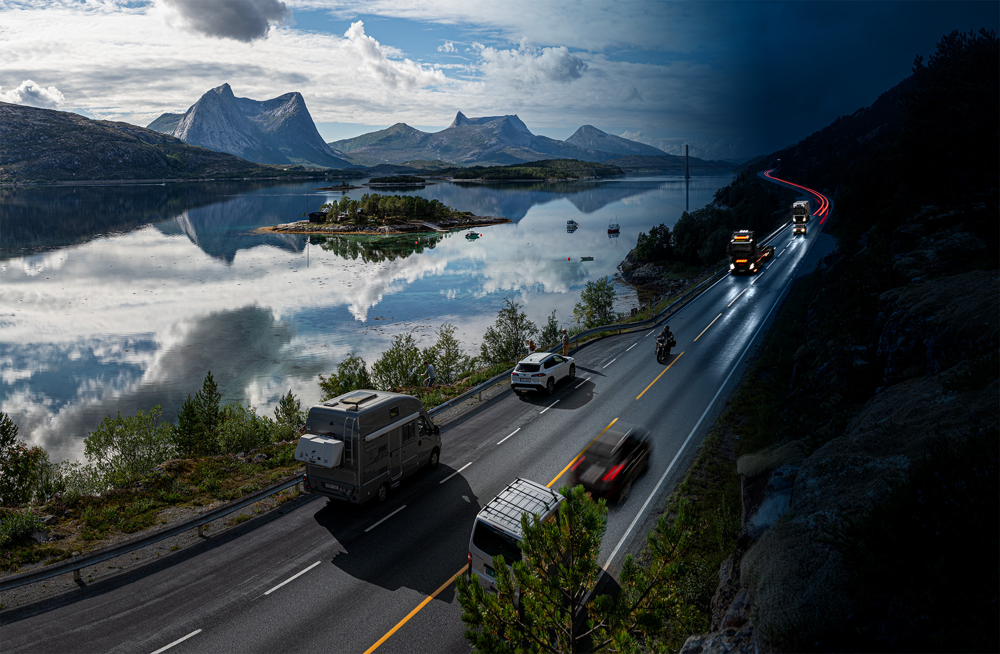 Timelapse Efjorden, Norway