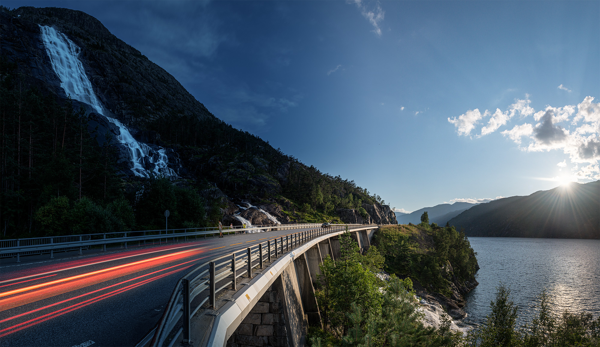 Timelapse Langfossen, Norway