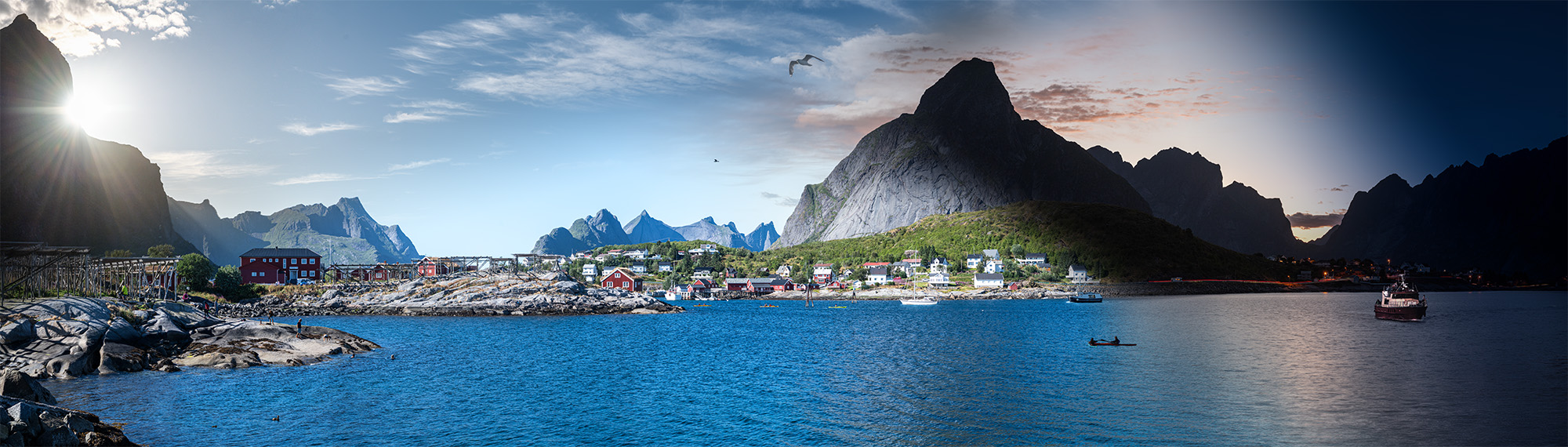 Timelapse Reine, Lofoten, Norway